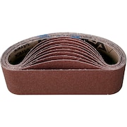 PFERD Coated Belt, Al/Oxd, 3"x24", 40 Grit, Coated, 3" W, 24" L, 40 Grit, Aluminum Oxide 49250